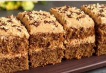 NAJMEKŠI KOLAČ S KAFOM I KREMASTIM PRELJEVOM! ☕🍰 Neodoljivo mekan, sočan i bogat okusom kafe, uz nježnu kremu koja se savršeno uklapa u svaki zalogaj.