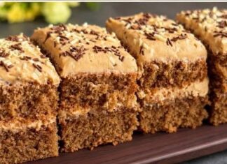 NAJMEKŠI KOLAČ S KAFOM I KREMASTIM PRELJEVOM! ☕🍰 Neodoljivo mekan, sočan i bogat okusom kafe, uz nježnu kremu koja se savršeno uklapa u svaki zalogaj.