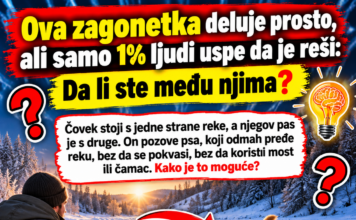 Ova zagonetka deluje prosto, ali samo 1% ljudi uspe da je reši: Da li ste među njima Ova zagonetka deluje prosto, ali samo 1% ljudi uspe da je reši: Da li ste među njima