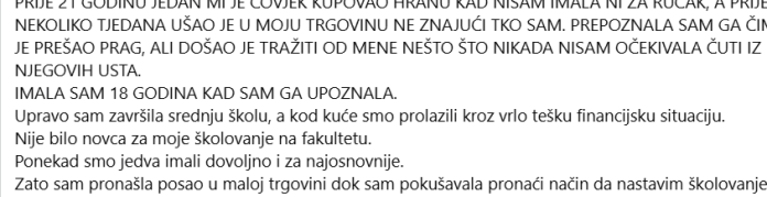 PRIJE 21 GODINU KUPOVAO MI JE HRANU KAD NISAM IMALA NI ZA RUČAK… A SADA JE UŠAO U MOJU TRGOVINU I TRAŽIO POMOĆ OD MENE PRIJE 21 GODINU KUPOVAO MI JE HRANU KAD NISAM IMALA NI ZA RUČAK… A SADA JE UŠAO U MOJU TRGOVINU I TRAŽIO POMOĆ OD MENE