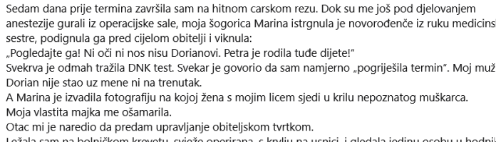 Šogorica me optužila da sam rodila tuđe dijete, ali jedna fotografija otkrila je njezinu mračnu tajnu! Šogorica me optužila da sam rodila tuđe dijete, ali jedna fotografija otkrila je njezinu mračnu tajnu!
