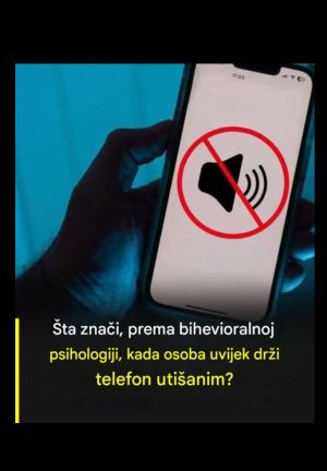 Šta znači uvijek imati telefon utišanim, prema psihologiji? Šta znači uvijek imati telefon utišanim, prema psihologiji?