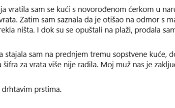 Tri dana nakon porođaja muž me izbacio iz kuće – nije znao šta ću učiniti dok je bio na odmoru! Tri dana nakon porođaja muž me izbacio iz kuće – nije znao šta ću učiniti dok je bio na odmoru!