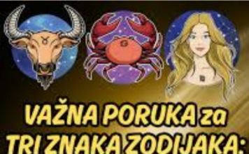 VAŽNA PORUKA za TRI ZNAKA ZODIJAKA:Blago vama konačno vam sreća kuca na vrata, ljubav vam stiže… VAŽNA PORUKA za TRI ZNAKA ZODIJAKA:Blago vama konačno vam sreća kuca na vrata, ljubav vam stiže…